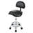 Saddle Stool with Back Support,Rolling Stools with Foot Rest,Ergonomic Adjustable Stool with Wheels,Backrest Adjustable Height & Angle for Salon Spa Tattoo Massage Office Swivel Stool Chair