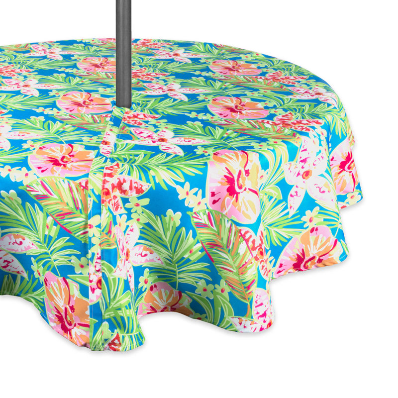 Shahan Summer Umbrella Outdoor Tablecloth, 52" L x 52" W