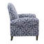 Fauteuil inclinable manuel avec accoudoirs roulés Kirby-54645471