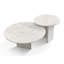 Ensemble de tables basses, petites tables et tables de salon en marbre naturel-125538035