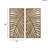 2 Wall Decor With Leaf Design In Contrast Two-Tone Art Theme Colors