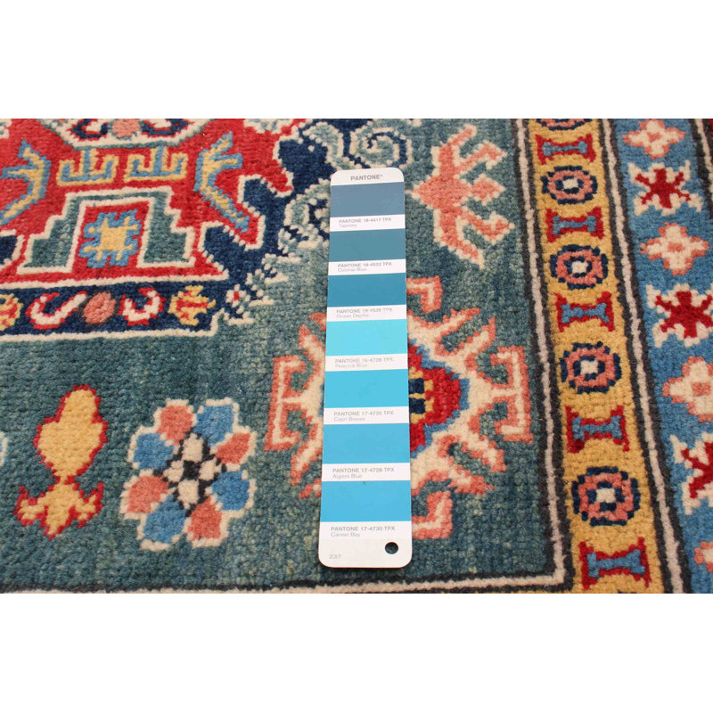 Tapis unique en laine noué à la main 4 pi 11 po x 6 pi 10 po nouvel âge Friedland
