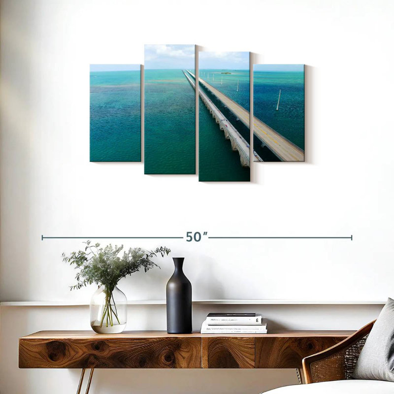 Seven Mile Bridge Florida, H 22 po x l 36 po