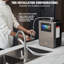 VEVOR Alkaline Water Ionizer Machine, pH 2.5-11.2 Alkaline Acidic Hydrogen Water Purifier,