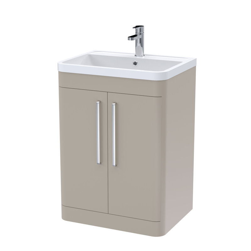 Parade 600 mm Bathroom Vanity, Pebble Grey