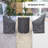  Outdoor Bistro Set Covers For Farrah Sky 2-Person Round Table & Chairs, Water-Repellent UV-Resistant Polyester