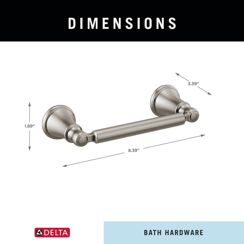 Accessoire de quincaillerie de salle de bain Woodhurst, Acier inoxydable Brilliance