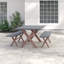 Zilla Patio Dining Set Rectangular Table