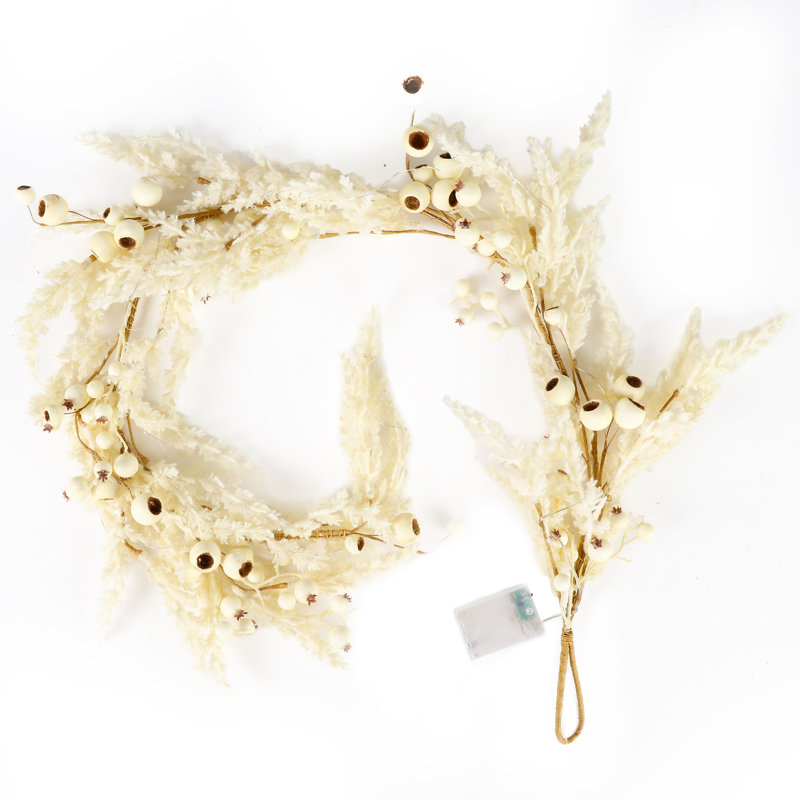 150cm Lighted Faux Garland with Lights