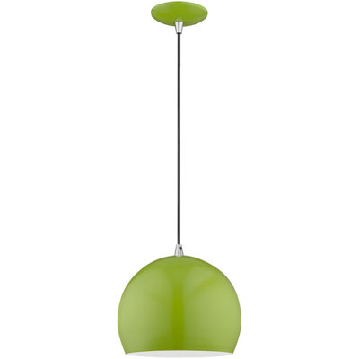 Luminaire suspendu en forme de dôme à 1 lumière Dristin