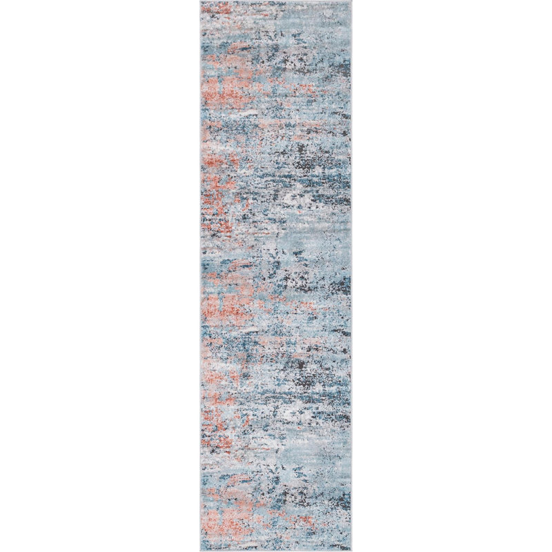 Abstract Indoor Rug, Runner 2'7" x 10'