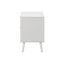 Table de bout Kior, 2 tiroirs en rotin, blanc et brun, 19 po Kior-117053289