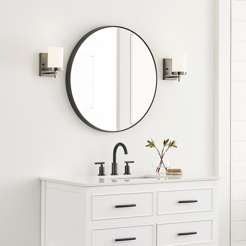 Applique murale / de salle de bain à 1 lumière Linley, Bronze huilé et brossé, non