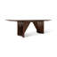 Modern Brazilian Laguna Glass Top Dining Table-1751456844