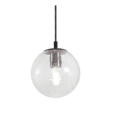 Suspension Drumbare 7 po à une lumière, culot moyen, noire (A48C376EE6274C429239DD27D3F583E8)