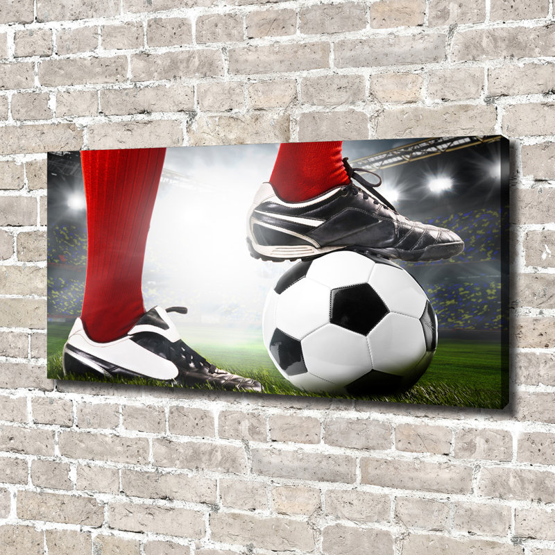 Player's Legs - Wrapped Canvas Print