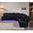 Black Faux Leather selected