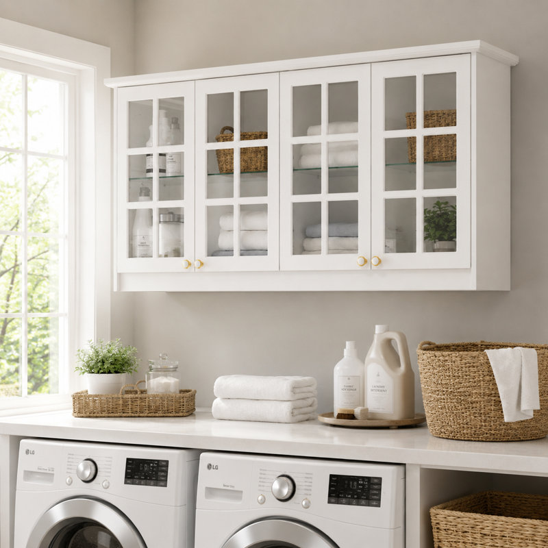 Armoire murale à linge 63 "63"