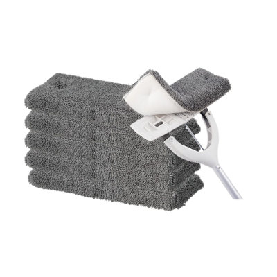 Remplacement de la tête de vadrouille en microfibre Superio pour vadrouille miracle auto-essoreuse, tampon de nettoyage en microfibre, recharge de vadrouille, vadrouille auto-essoreuse (paquet de 6)