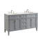 Ensemble de meuble-lavabo double 60 "Rivers-1761445999