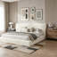 Structure de lit avec table d'appoint coulissante réglable, coussin éponge rembourré 8,7 po Cloud-129888734
