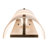 Dannesha Steel Flush Mounted Sconce