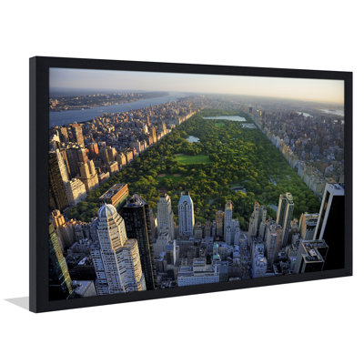 « central park, new york », reproduction de photo encadrée
