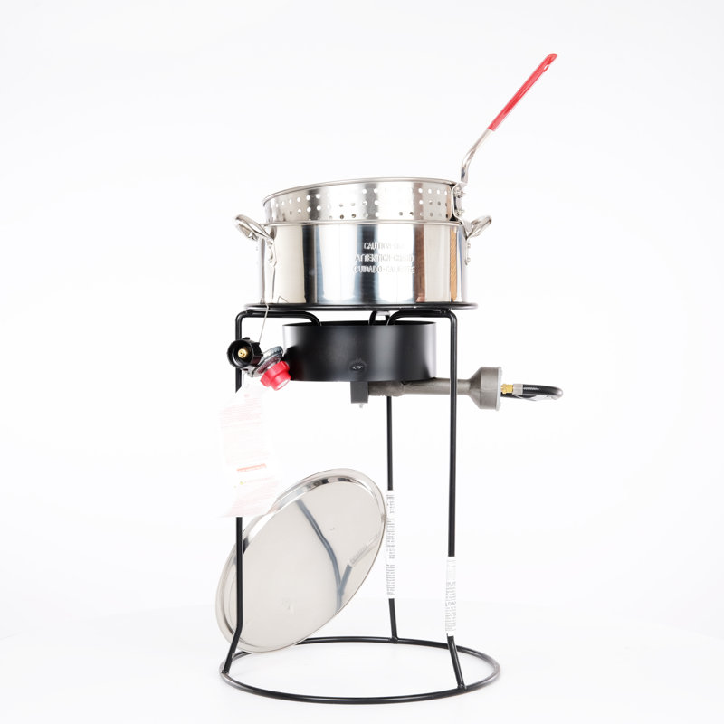 Ensemble de friteuse pour pêche à cuiseur d’extérieur