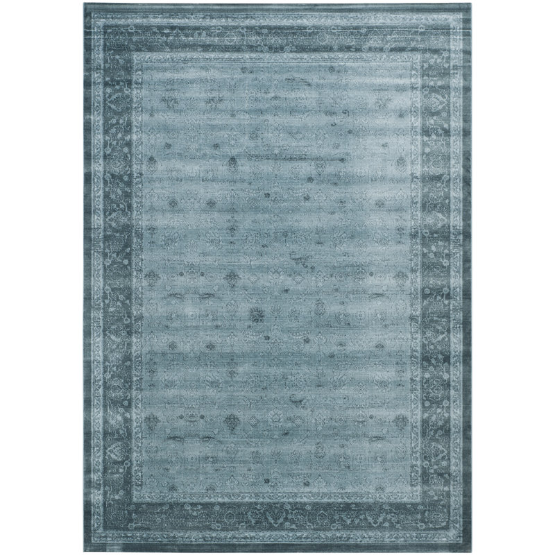 Walston Viscose Pile Oriental Rug, Rectangle 8' x 11'