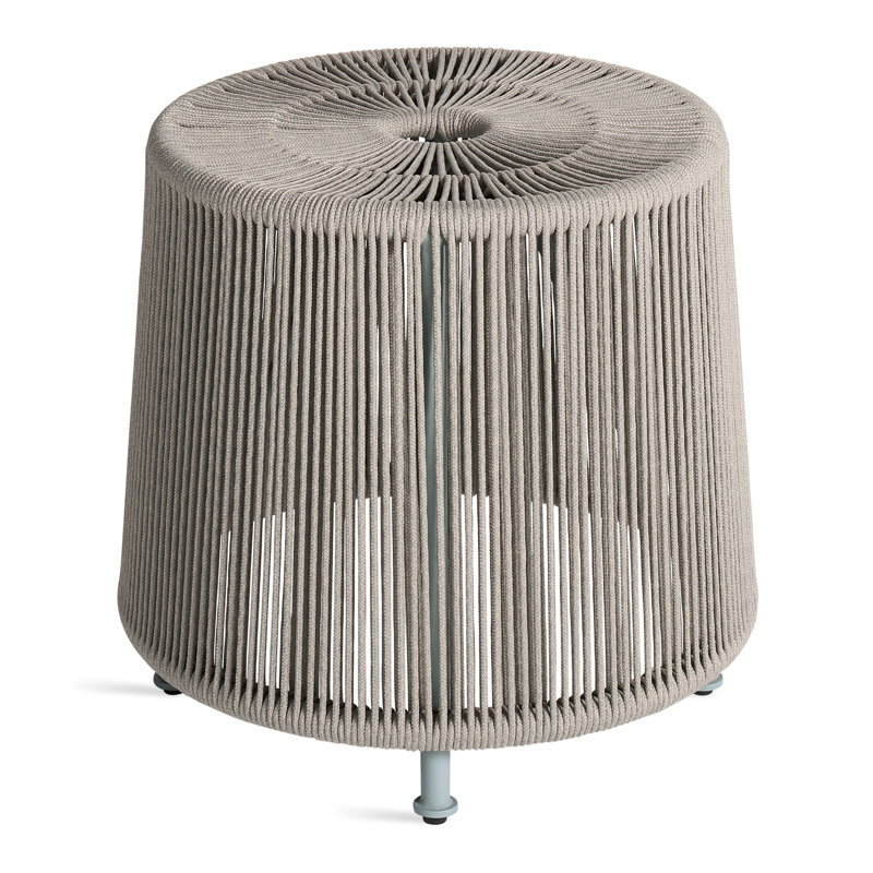 Tether Outdoor Ottoman, Breezy Blue