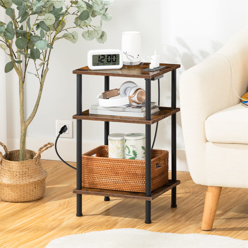 Ayseli End Table Set, Brown