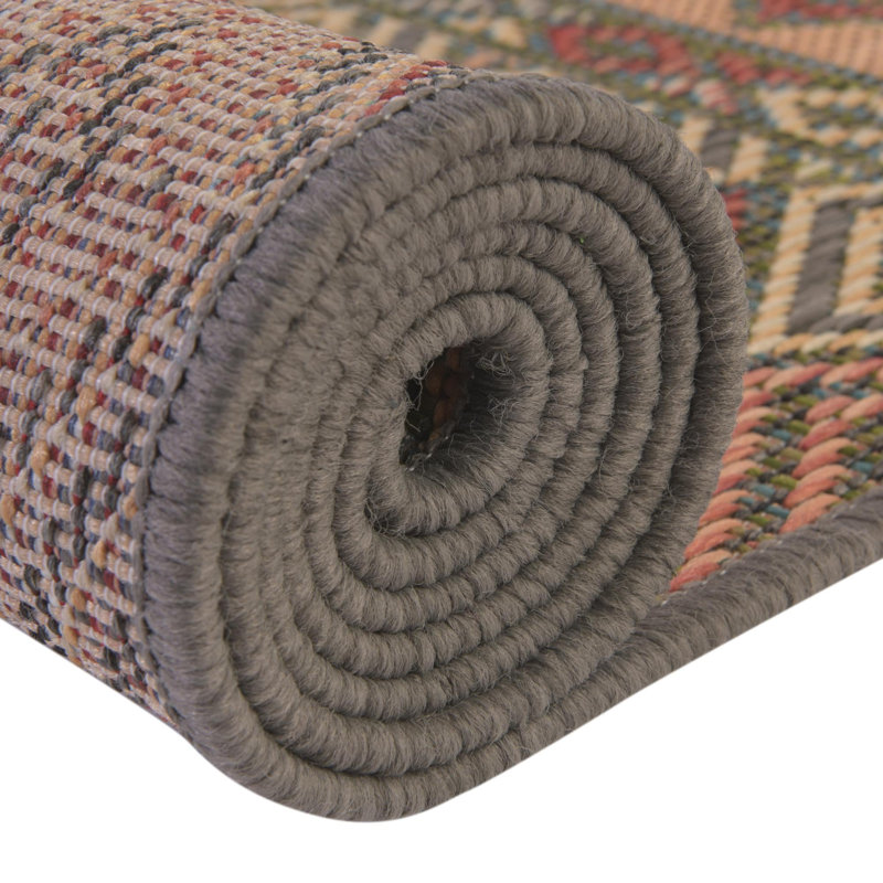 Jacquarius Moroccan Indoor / Outdoor Rug, Rectangle 7'10" x 10'