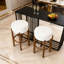 Tabouret de bar rembourré en bois-1164924851