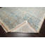 Tapis rectangulaire en laine noué à la main turquoise-86138526