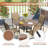 Melisent Round Outdoor Dining Table-771959007