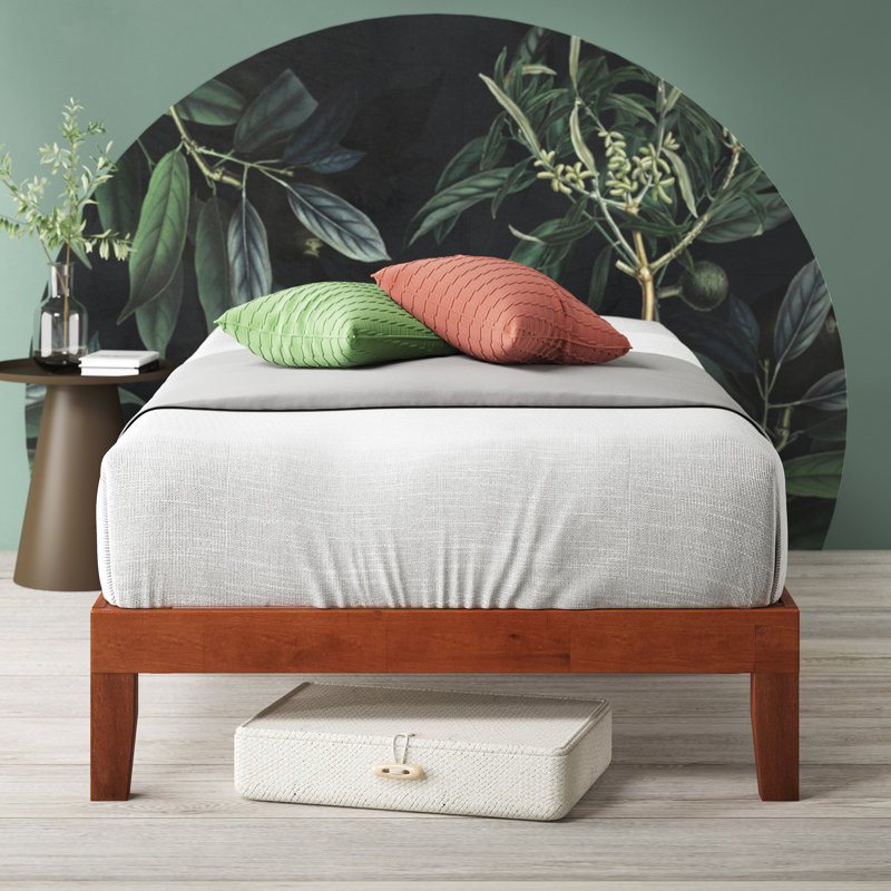 Aristia Solid Wood Low Profile Platform Bed, Twin