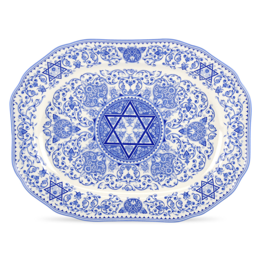Spode Judaica Oval Platter 14" Spode
