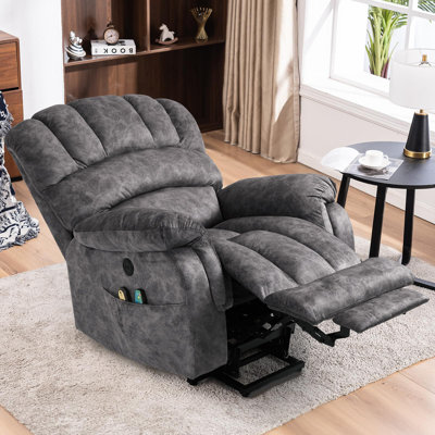 Fauteuil inclinable électrique lève-personne rembourré