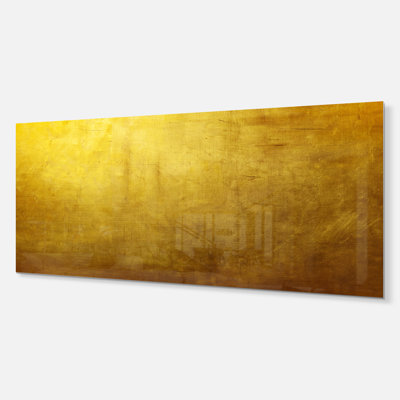 Gold Pattern - Abstract Metal Wall Art