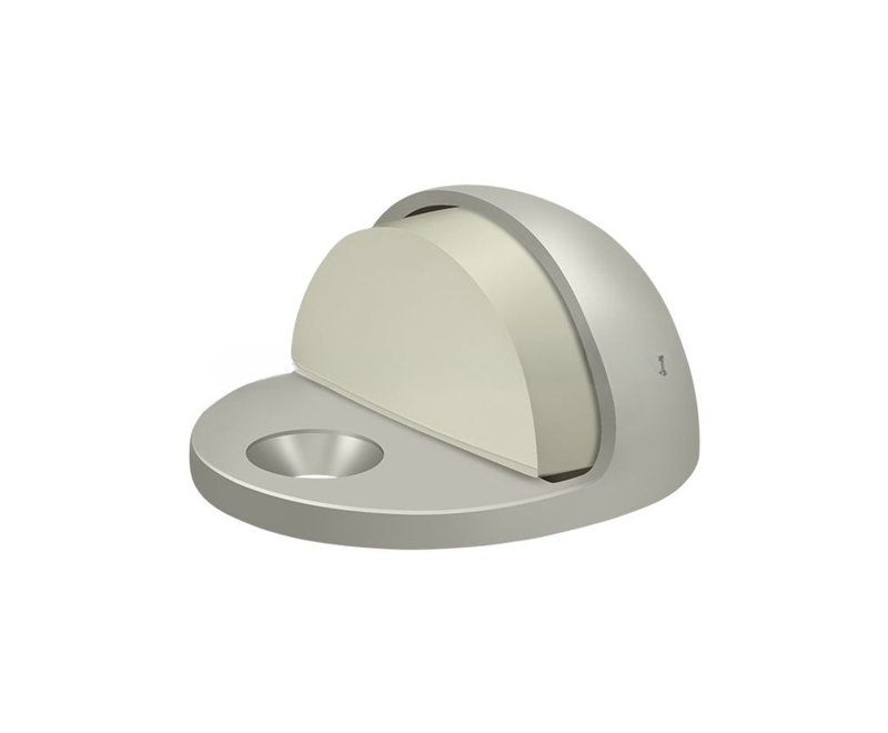 Kick Stop, 34.92" H x 25.4" W x 25.4" D, Brushed Nickel