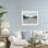 «Lake & Trees Tranquility», reproduction sous verre encadrée, design par Amber Sterling