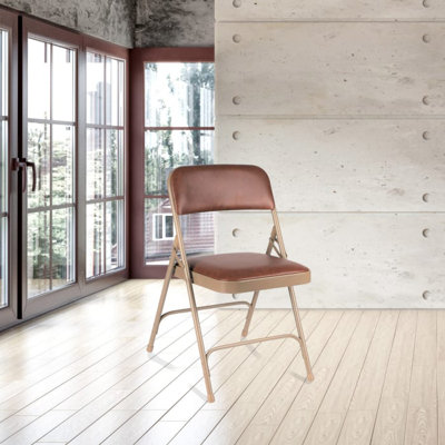 Hampden Furnishings Bernadine Vinyl Office Folding Chair