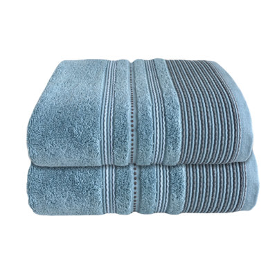 Ensemble de serviettes bleues Rimini