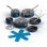 Joseph Joseph Space Ceramic Non-Stick 10-piece Cookware Set