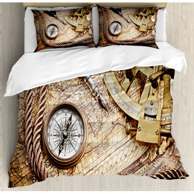 Coastal Polyester Duvet Cover