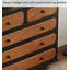 Commode d'appoint rétro grande capacité simple