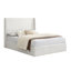 Lit tapissier de tête de lit haute, cadre de lit sur pied, base de lit, support à 12 lattes, facile à assembler, tissu chenille, aucun sommier nécessaire-1301874687