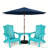 Set Of 2 Folding-Adirondack-Chairs With Connecting Tray-208599162