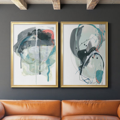«Stone Aperture III», ensemble de 2 reproductions de cadres rectangulaires sur toile