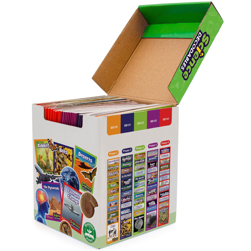 Science Decodables Non-Fiction Boxed Educational Learning Set
